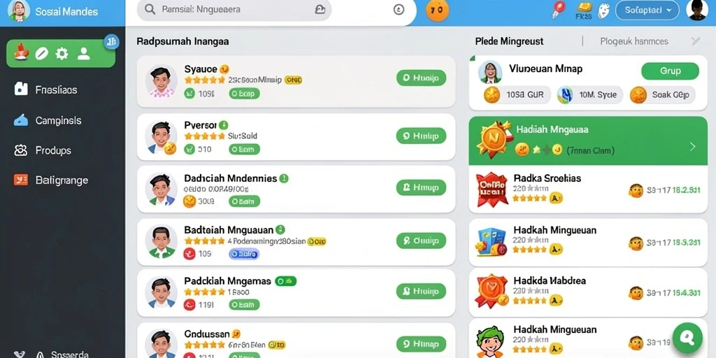 Tampilan antarmuka yang menarik dan mudah dinavigasi.