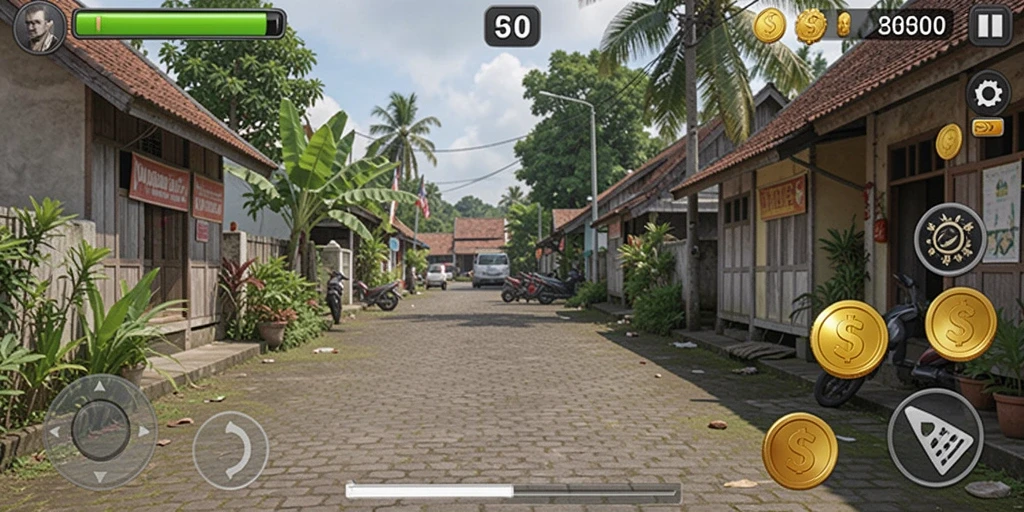 Tampilan antarmuka aplikasi yang user-friendly.