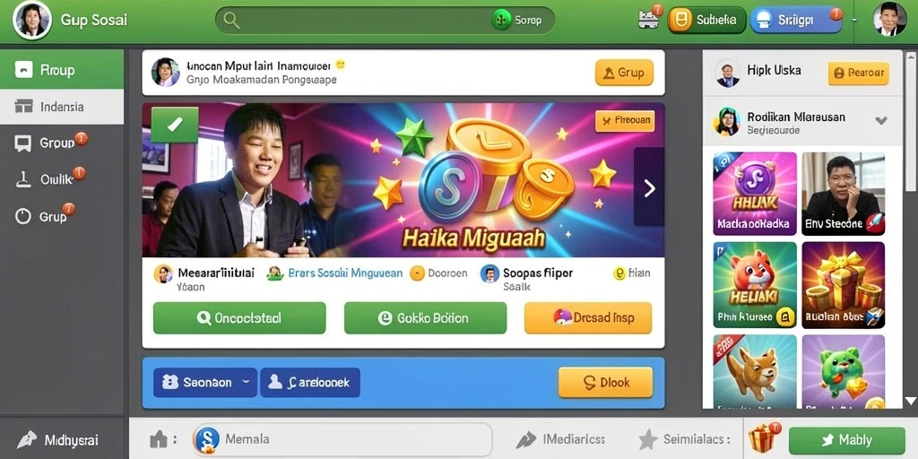 Tangkapan layar menunjukkan grafis menawan dari karakter utama.