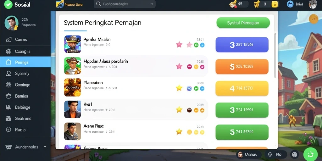 Tampilan utama MG108 yang menarik dan intuitif.