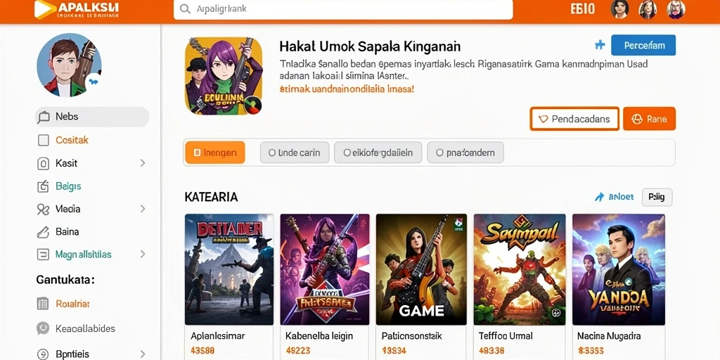 Tampilan antarmuka yang intuitif dan menarik.