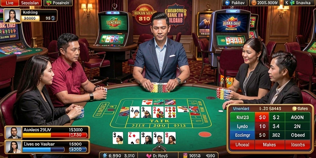 Tampilan menu utama yang menarik dan mudah digunakan.