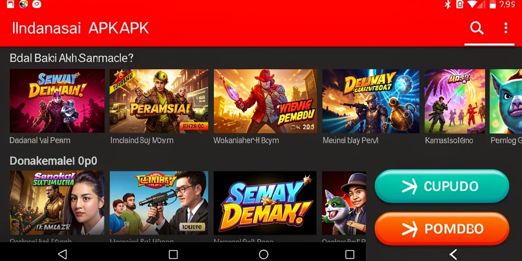 Tampilan antarmuka yang menarik dan modern.