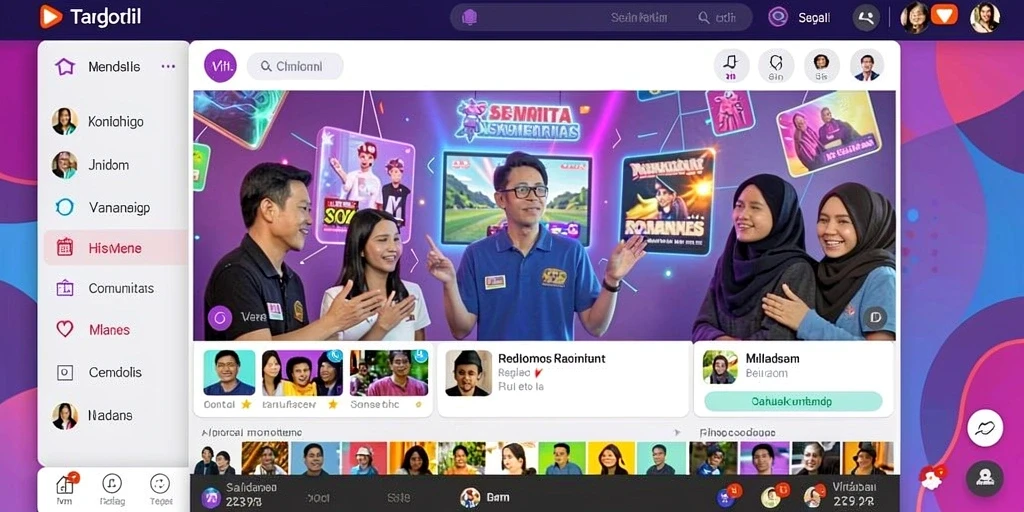 Antarmuka pengguna yang ramah dan menarik.