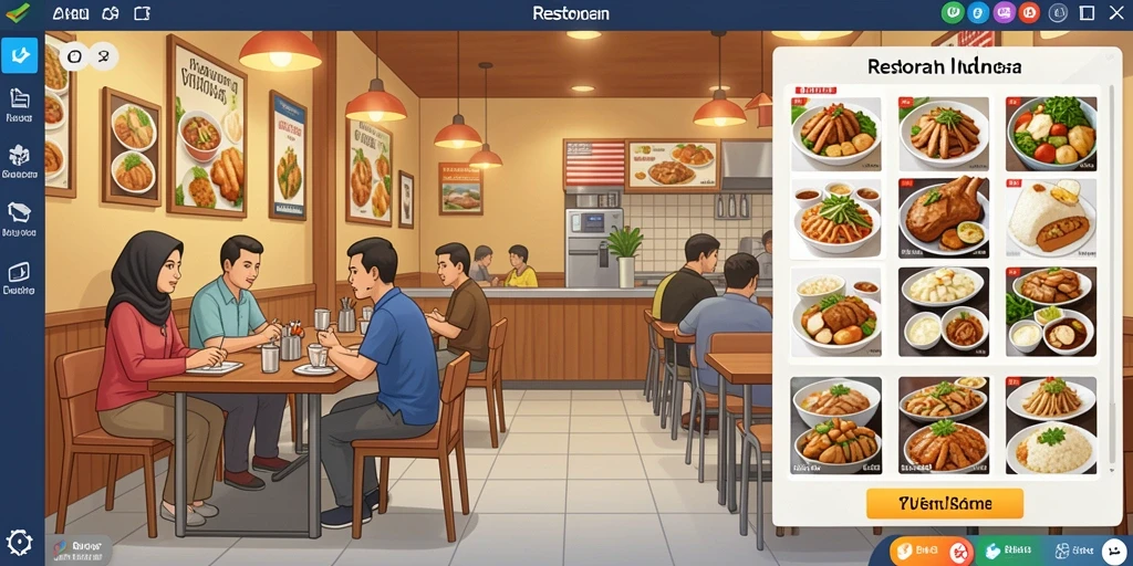 Tampilan antarmuka yang menarik dan user-friendly.