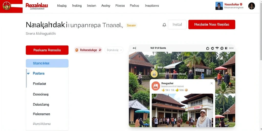Tampilan antarmuka pengguna yang menarik.